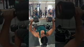 Dumbell pressChest workoutfitness motivation [upl. by Youlton]