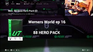 I opened another MAX 88 HERO PACK DIV 4 RIVAL REWARDS WERNER WORLD EP 16 FC25 [upl. by Lerim331]