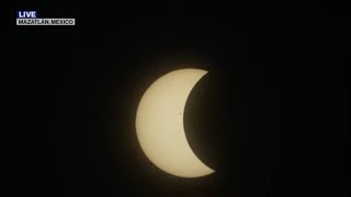 Eclipse April 8 2024 Live video of the path of totality across Mexico and the United States  LIVE [upl. by Groeg653]