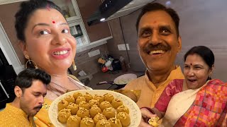 BESAN ke LADDU ka KAMAAL  DAY 2  GANPATI 2023 [upl. by Ardnola]