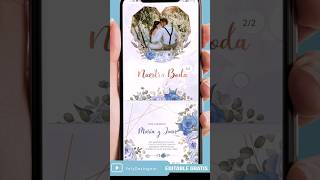 👰🤵📲Crea INVITACIONES ANIMADAS con BOTONES INTERACTIVOS para BODAS 🤩🆓EDITABLE GRATIS [upl. by Enohpets]