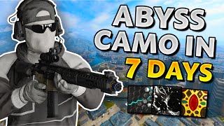 I unlocked the ABYSS CAMO on Black Ops 6 in 7 DAYS [upl. by Sacksen]