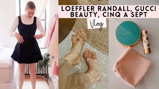 NYC Weekend Vlog New Loeffler Randall Store Gucci Beauty Latte Art Class Apartment Projects ✨ [upl. by Annaitat]