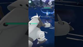 What 😱2764 CP Mega Aggron Mess With Articuno 😱😂 Then this Happened  pokemongo shorts pvp gbl [upl. by Lupee]