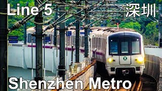 🇨🇳 Shenzhen Metro  Line 5  深圳地铁5号线 2019 [upl. by Saudra399]