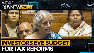 India Capital gains tax in focus in budget  World Business Watch [upl. by Varrian]