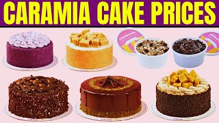 Caramia Cake Price 2024 Near Me  Brithday Dedication Anniversary Cake Menu with Price List [upl. by Quiteri]