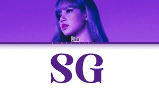 SG  lisa of blackpink solo version  colour coded lyrics eng rom han [upl. by Lisa]