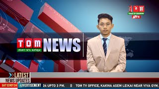 LIVE  TOM TV 800 PM MANIPURI NEWS 17 NOV 2024 [upl. by Aizatsana]