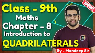 Class  9th Ex  8 Intro Quadrilaterals Maths New NCERT CBSE [upl. by Leahcimauhsoj]