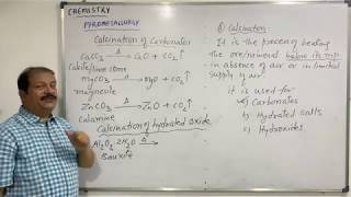 7 Metallurgy  Pyrometallurgy  Calcination  AKSC  Chemistry  11th amp 12th  NEET JEE [upl. by Ardni]