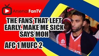 The Fans That Left Early Make Me Sick says Moh Epic Rant  Arsenal 1 Man Utd 2 [upl. by Godiva802]