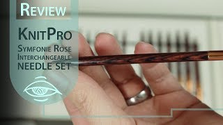 REVIEW  KnitPro Symfonie Rose interchangeable needle set [upl. by Blisse420]