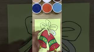 jingle bellsartdrawingsatisfyingrelaxingcoloringrelaxingsandarttrendingshortvideo viralvideo [upl. by Ennaeus618]