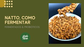 NATTO COMO FERMENTAR  ALIMENTO FERMENTADO E PROBIÓTICO [upl. by Julis]