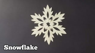 Kirigami  How to Make Paper Snowflake [upl. by Ingvar152]