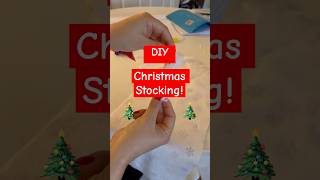 Making a Christmas stocking diy diyprojects christmas subscribe sewing [upl. by Ameen]