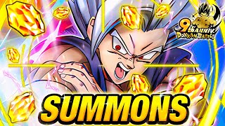 SUMMONS NO LR BEAAAAST GOHAN DBZ Dokkan Battle 9th Anniversary [upl. by Elkraps]