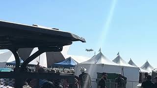 A beautiful F35 hovering at Miramar Air Show [upl. by Anatolio]