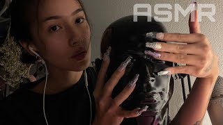 ASMR ☆ LONG NAILS TRIGGERS nail sounds tapping mic scratching [upl. by Clover200]