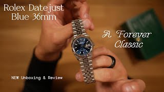 Rolex Datejust 36mm 126234  2024 Unboxing and Review [upl. by Ollie]