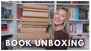 MASSIVE BOOK UNBOXING  Book Haul  Waterstones Double Stamps Haul📚 [upl. by Aiuqet]