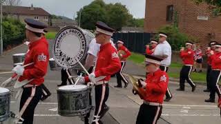 Shankill Protestant Boys Cloughfern Young Conquerors Annual Band Parade [upl. by Seed]