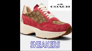 COACH SNEAKERS  COACH WOMENS SNEAKER SHOES [upl. by Cati]