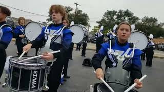 2024 Van Alstyne High School Drumline  AREA Prelims lot Warmup “Hide amp Seek” [upl. by Godiva56]