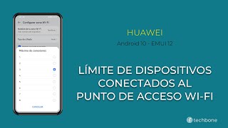 Límite de Dispositivos Conectados al Punto de Acceso WiFi  Huawei Android 10  EMUI 12 [upl. by Skillern937]