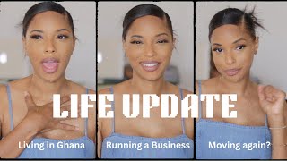 LIFE UPDATECHITCHAT LIVING IN GHANA  MOVING BACK TO CANADA  EXPENSES AND MORE  ROCHELLE VLOGS [upl. by Ahcsatan]