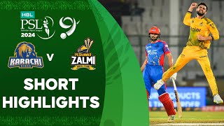 Short Highlights  Karachi Kings vs Peshawar Zalmi  Match 29  HBL PSL 9  M1Z2U [upl. by Leshia430]