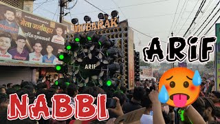 NABBI DJ ARIF 🔥 MELA JAL VIHAR MAURANIPUR 🥵 use headphones 🎧🎶 [upl. by Sedberry233]