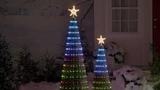 RGB Foldable Christmas Tree PHU002 PHU003 [upl. by Suedama]