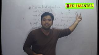 IX CBSE PHYSICS KINEMATICAL EQUATIONS  DERIVATION [upl. by Adnorahs857]