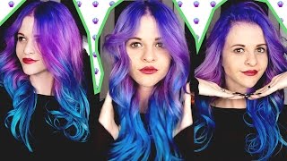 How To Purple to Teal Hair Color Melt  Arctic Fox Hair Color [upl. by Aizatsana]