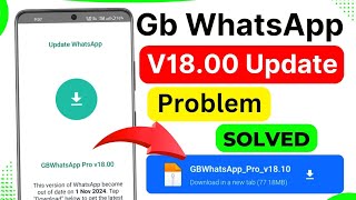 How To Update Gb WhatsApp v1810  Gb WhatsApp Latest v1810 Update  Gb WhatsApp Update [upl. by Brennan]