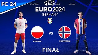 POLSKA  NORWEGIA  EURO 2024 Finał  FC 24 [upl. by Nosiaj917]