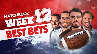 NFL Week 12 Best Bets [upl. by Bartolome]