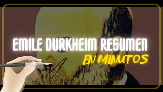 DURKHEIM RESUMEN en minutos [upl. by Areip]