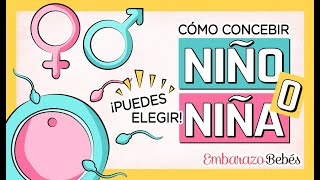 Cómo tener un NIÑO o NIÑA 😏👶🏻 ¡ELIGE el sexo del bebé XX  XY [upl. by Giark]