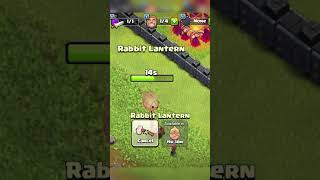 What I found from Rabbit lantern😯 in clash of clans [upl. by Norud812]