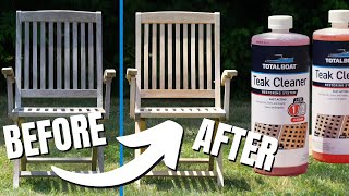 TotalBoat Teak Wood Cleaner and Brightening System [upl. by Erich]