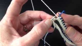 How to Knit Corrugated Ribbing in the Round [upl. by Lach]