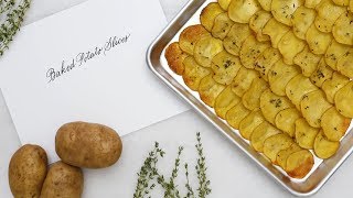 Easy Baked Potato Slices Martha Stewart [upl. by Toy394]