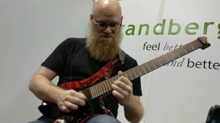 Per Nilsson NAMM 2017 Scar SymmetryNeuromancers Strandberg Demo HD [upl. by Foushee]