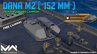 Modern Warships  Dana M2  152 MM  Free Cannon Gameplay  New event  MW [upl. by Raouf924]