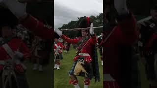 Pipe Bands at Ballater Highland Games shorts scotland band [upl. by Batholomew]