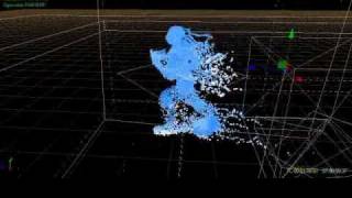 Realflow Morphing human run RealFlow Morphing Plugin [upl. by Kragh]