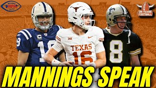 EXCLUSIVE Arch Speaks at Passing Academy  Peyton Cooper talk QBs  Texas Longhorns Football [upl. by Akalam]